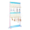 1 Set 3-Tier Coat Hanger Acrylic Earring Display Holder AJEW-OC0005-21-1