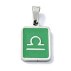 304 Stainless Steel Pendants STAS-C097-56P-09-1