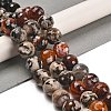 Natural Fire Crackle Agate Beads Strands G-L595-A02-01F-1