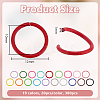 380Pcs 19 Colors Baking Paint Iron Open Jump Rings FIND-AR0006-19B-2