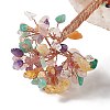 Natural Gemstone Chips and Natural Quartz Crystal Pedestal Display Decorations DJEW-G027-12RG-02-3