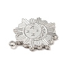 Non-Tarnish 304 Stainless Steel Pendants STAS-A066-21P-4