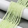 Baking Paint Imitation Jade Glass Bead Strands DGLA-A034-J2MM-A21-4