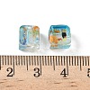 Baking Paint Handmade Gold Sand Lampwork Beads LAMP-P072-01A-04-3