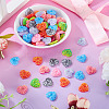 Printed Opaque Resin Cabochons CRES-TA0001-72A-5