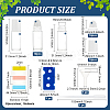 Transparent Glass Roller Ball Bottles AJEW-BC0007-34-2