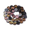 Electroplate Transparent Glass Beads Strands EGLA-L044-K-3