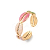 304 Stainless Steel Cuff Rings for Women LS-RJEW-D334-02B-G-4