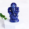 Ganesha Natural Sodalite Healing Figurines PW-WG31949-04-1