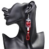 Blood Bag Plastic Dangle Earrings FS-WG7E43C-01-5