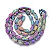 Electroplate Glass Beads Strands X1-EGLA-T025-03D-2