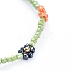 Glass Seed Beads Anklets X-AJEW-AN00286-03-2