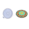 Mandala Flower Coaster DIY Silicone Mold DIY-K072-05A-1