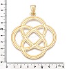 Rack Plating Alloy Big Pendants PALLOY-T090-32G-3