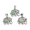 Natural Green Aventurine Pendants G-I374-A-P11-1
