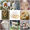 60G 3 Colors Wool Roving DIY-BG0001-68B-8