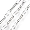 Tarnish Resistant 304 Stainless Steel Paperclip Chains CHS-F010-01F-P-1