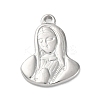 Anti-Tarnish 201 Stainless Steel Pendants STAS-Q015-01P-1