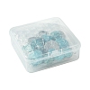 DIY Synthetic Turquoise Oval/Half Round Tibetan Style Alloy Connector Charms Making Kit DIY-FS0006-14-6