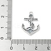 Brass Micro Pave Cubic Zirconia Pendants KK-C086-13P-01-3
