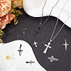 8Pcs 8 Styles 304 Stainless Steel Pendants STAS-SC0009-08-4