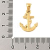Ion Plating(IP) 304 Stainless Steel Micro Pave Cubic Zirconia Pendants STAS-D112-03G-08-3