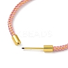 Braided Nylon Cord Bracelet Making MAK-L043-01G-12-2