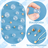 DIY Clear Round Ball Glass Wish Bottle Pendant Making Kit DIY-PH0022-87G-4