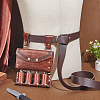 PU Imitation Leather Waist Belt Bag with 4 Cork Glass Bottles AJEW-WH0678-31B-4