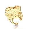 304 Stainless Steel Open Cuff Rings for Women LS-STAS-Z108-05G-02-4