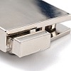 (Defective Closeout Sale: Scratch) Zinc Alloy Twist Bag Lock Purse Catch Clasps FIND-XCP0002-41-4