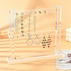 Organic Glass Earring Stands Displays LS-EDIS-E008-01-5