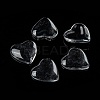 Transparent Glass Heart Cabochons GGLA-R021-20mm-6