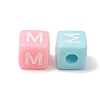 Opaque Acrylic European Beads AC-CBA7A73-01M-2