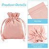 DELORIGIN 12Pcs Velvet Cloth Drawstring Bags TP-DR0001-01B-02-3