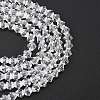 Transparent Glass Beads Strands LS-EGLA-A039-T6mm-D13-2
