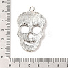 Day of the Dead Ornaments Tibetan Style Sugar Skull Pendants X-TIBEP-22828-AS-NR-3