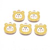 Alloy Enamel Pendants ENAM-N054-74E-1