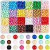 1560Pcs 24 Colors Opaque Acrylic Beads MACR-PA0001-62B-1