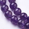 Natural Amethyst Bead Strands G-J376-20-8mm-3
