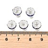 Brass Grade A Rhinestone Spacer Beads RB-A014-Z8mm-05S-4