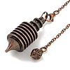 Rack Plating Brass Coil Dowsing Pendulums G-K338-26-3