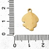304 Stainless Steel Enamel Pendants STAS-I336-05G-01-3