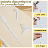 80Pcs Empty Portable Plastic Spray Perfume Bottle with 2Pcs Plastic Pump with 2Pcs Mini Transparent Plastic Funnel Hopper with 6Pcs Disposable Plastic Droppe AJEW-BC0007-50C-4
