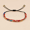 Bohemian Glass Seed Bead Double Layers Bracelets TJ8645-3-1