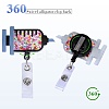 Sequin Quicksand Effect Acrylic & ABS Plastic Badge Reel AJEW-SZ0002-46D-3