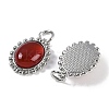 Natural Carnelian(Dyed & Heated) Pendants KK-P283-48P-2