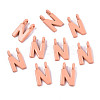 Spray Painted Alloy  2-Loop Link Pendants LS-X-PALLOY-T075-48N-RS-1