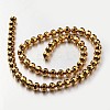 Electroplate Non-magnetic Synthetic Hematite Bead Strands G-F300-31A-03-2