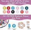 2400Pcs Single Colors Handmade Polymer Clay Beads CLAY-SZ0001-55-2